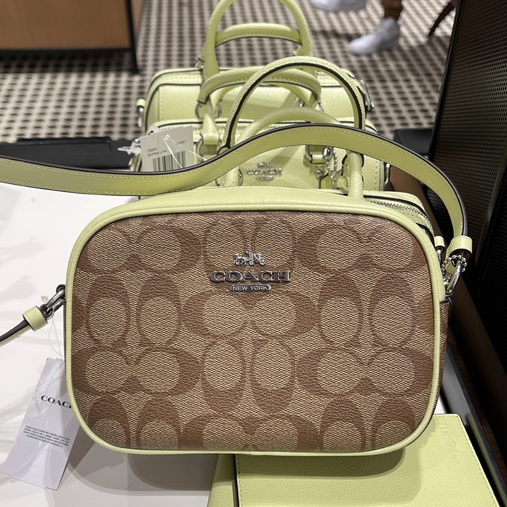 Coach Mini Jamie Camera Bag In Signature Canvas
SV/Khaki/Pale Lime - Picture 1 of 16
